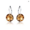 Elegant 8mm Earrings with Swarovski Crystals in Brilliant Cut – Handmade Jewelry