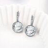 Elegant 8mm Earrings with Swarovski Crystals in Brilliant Cut – Handmade Jewelry
