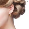 Elegant 8mm Earrings with Swarovski Crystals in Brilliant Cut – Handmade Jewelry