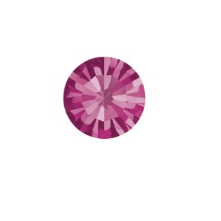 Elegante 8mm Ohrringe mit Swarovski Kristallen im Brillantschliff – Handgefertigter Schmuck 17 Fuchsia