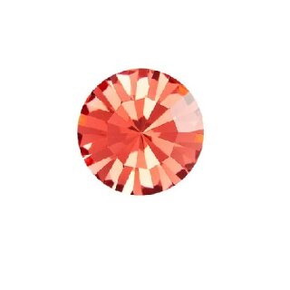 Elegante 8mm Ohrringe mit Swarovski Kristallen im Brillantschliff – Handgefertigter Schmuck 5 Padparadscha