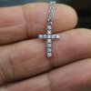 Unisex Minimalist Cross Necklace – Silver-Plated Stainless Steel, Water-Resistant, Hypoallergenic & Durable