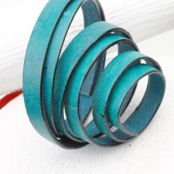 1 m Flaches Lederband für DIY 10x2 mm Schmuckzubehör, Bastelbedarf