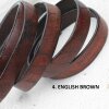 1 m Flaches Lederband für DIY 10x2 mm Schmuckzubehör, Bastelbedarf