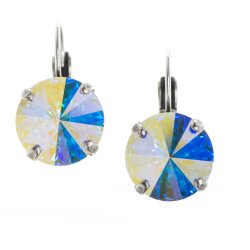Ohrringe Mit 14 mm Rivoli Swarovski Stein Damen Ohrringe Ohrschmuck