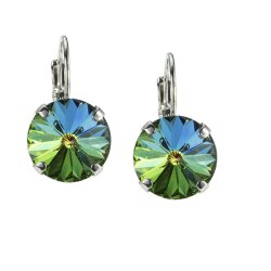 Ohrringe Mit 14 mm Rivoli Swarovski Stein Damen Ohrringe Ohrschmuck