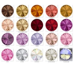 Ohrringe Mit 14 mm Rivoli Swarovski Stein Damen Ohrringe Ohrschmuck