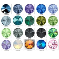 Ohrringe Mit 14 mm Rivoli Swarovski Stein Damen Ohrringe Ohrschmuck