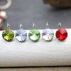 Ohrringe Mit 14 mm Rivoli Swarovski Stein Damen Ohrringe Ohrschmuck