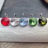 Ohrringe Mit 14 mm Rivoli Swarovski Stein Damen Ohrringe Ohrschmuck