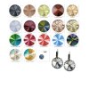Ohrringe Mit 14 mm Rivoli Swarovski Stein Damen Ohrringe Ohrschmuck