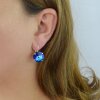 Ohrringe Mit 14 mm Rivoli Swarovski Stein Damen Ohrringe Ohrschmuck