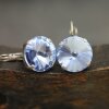 Ohrringe Mit 14 mm Rivoli Swarovski Stein Damen Ohrringe Ohrschmuck