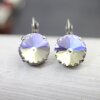Ohrringe Mit 14 mm Rivoli Swarovski Stein Damen Ohrringe Ohrschmuck