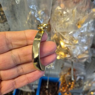 Armspange Fassung für 14 mm Rivoli Kristalle Gold