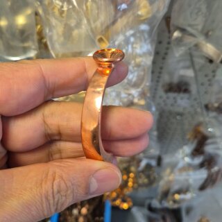 Armspange Fassung für 14 mm Rivoli Kristalle Rosegold