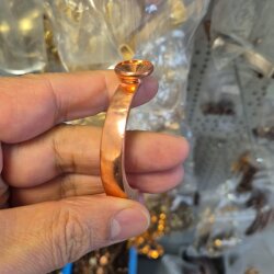 Armspange Fassung für 14 mm Rivoli Kristalle Rosegold