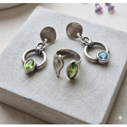 Ring Fassung für Swarovski 4200 - 15x7 mm Navette oder ähnliche Stein und Kristalle