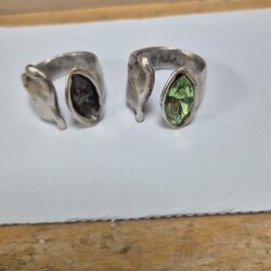 Ring Fassung für Swarovski 4200 - 15x7 mm Navette oder ähnliche Stein und Kristalle