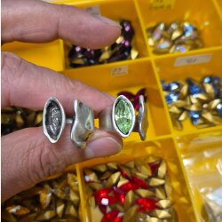 Ring Setting for Navette 15x7 mm – Compatible with Swarovski 4200, for Stones and Crystals