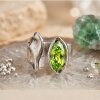 Ring Fassung für Swarovski 4200 - 15x7 mm Navette oder ähnliche Stein und Kristalle