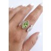 Ring Setting for Navette 15x7 mm – Compatible with Swarovski 4200, for Stones and Crystals