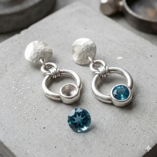 Ohrring Fassung für Swarovski 1088 SS39 – 8 mm Kristalle oder ähnliche Steine