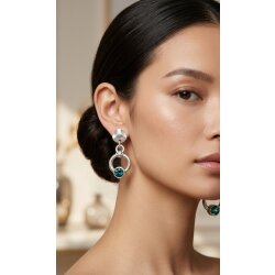 Ohrring Fassung für Swarovski 1088 SS39 – 8 mm Kristalle oder ähnliche Steine