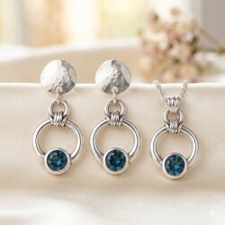 Ohrring Fassung für Swarovski 1088 SS39 – 8 mm Kristalle oder ähnliche Steine