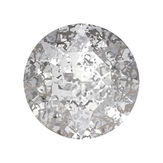 6 mm, ss29 Chatons Swarovski Crystal - 10 pcs. 329 Crystal Silver Patina
