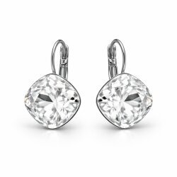 Swarovski Kristall Ohrringe 12 mm Cushion Square –...