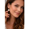 14mm Crystal Rivoli Earrings Antique Copper Dangle Leverback Earrings for Women Gift