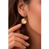 14mm Crystal Rivoli Earrings Antique Copper Dangle Leverback Earrings for Women Gift