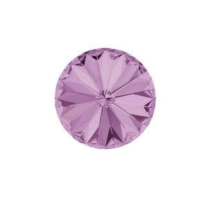Ohrringe 14mm Rivoli Kristall Antik Kupfer Damen Ohrschmuck Geschenk 19 Light Amethyst