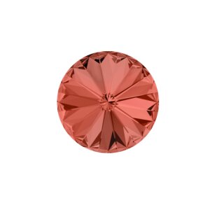 14mm Crystal Rivoli Earrings Antique Copper Dangle Leverback Earrings for Women Gift 5 Padparadscha