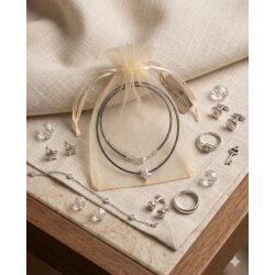 Stern Kette mit Lederband und Zirkonia Stein, Edelstahl Stern Anhänger an schwarzer Kordel, Minimalistischer Schmuck, Geschenk für Sie