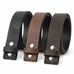 Echtes Rindsleder Gürtel Krokodil Print...