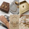 100 pcs 14k Ribbed Gold Metal Beads 3 mm – Brass Spacer Beads with Hole – Jewelry Making Supplies for DIY Crafts
