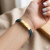1 Stk. Edelstahl Klappverschluss Gold für Lederarmband 5x2 mm – Hochwertiger Schmuckverschluss