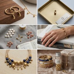 100 Pcs 8x3mm Gold Teardrop Charm Pendant, Gold Plated Brass Drop Charm, Tiny Dangle Pendant for Earrings, Necklace & Bracelet Making, Extender Charm Supplies
