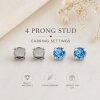 6mm Stud Earring Settings for Swarovski Chatons, Antique Brass & Copper Earrings, Empty Cup Settings, DIY Jewelry Making Supplies
