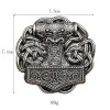 Wikinger Thors Hammer Gürtelschnalle, Antiksilber Mjölnir Schnalle, Keltische Knoten, Mittelalter Viking Gürtel