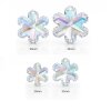Swarovski 6704 Snowflake Crystal AB Anhänger – 20 mm, 25 mm, 30 mm, 35 mm
