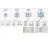 Swarovski 6704 Snowflake Crystal AB Anhänger – 20 mm, 25 mm, 30 mm, 35 mm