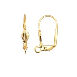10 Pairs Brass Leverback Earring Hooks – Earring Findings, Jewelry Making Supplies