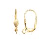 10 Pairs Brass Leverback Earring Hooks – Earring Findings, Jewelry Making Supplies