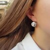 12 mm Rivoli Ohrringe mit Swarovski Kristallen
