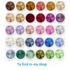 12 mm Rivoli Ohrringe mit Swarovski Kristallen