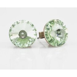 Ohrstecker Fassung für 10 mm Rivoli Swarovski Stein