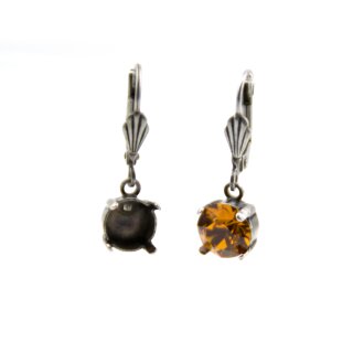 Ohrhnger Fassung fr 8 mm Chatons, Rivoli Swarovski Stein